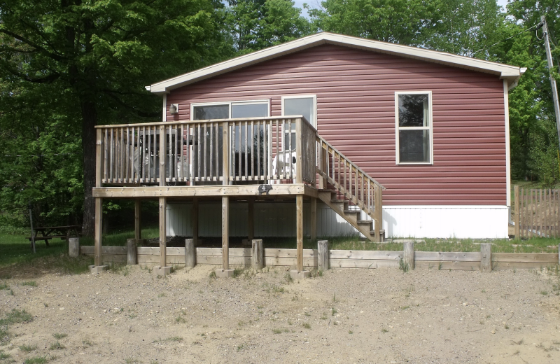 Cottage exterior at Parkway Cottage Resort & Trading Post.