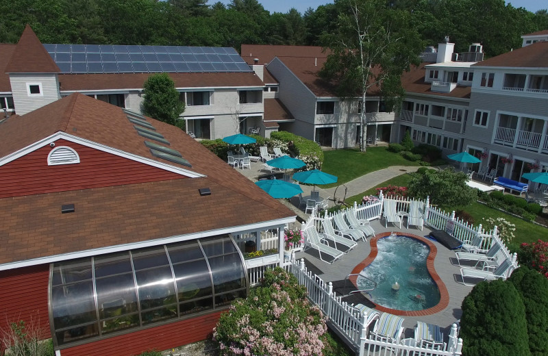 Exterior view of The Meadowmere Resort.