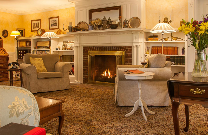 Living room at Inn at Stockbridge.