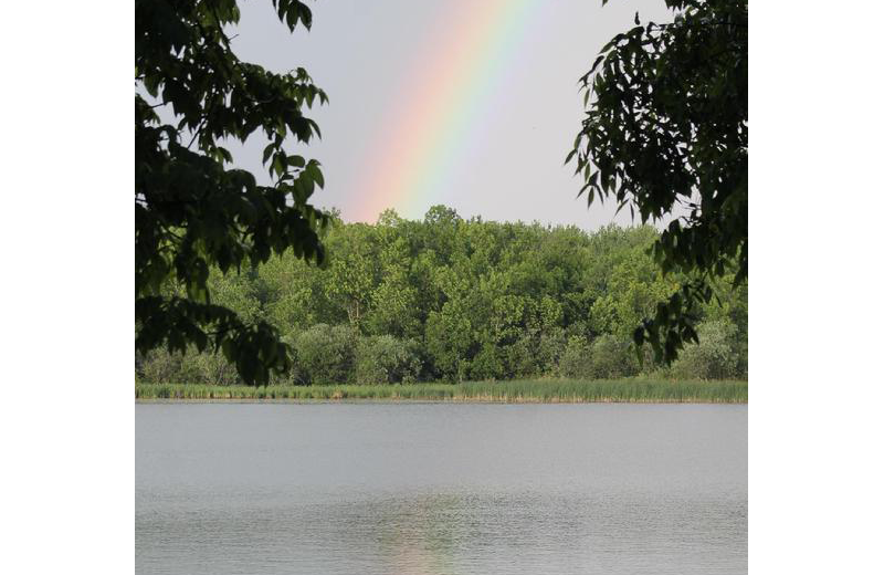 Lake view at Rising Eagle Resort.