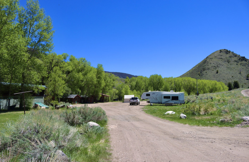 RV campground at Woods Landing.