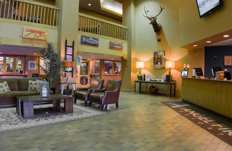 Lobby at Angel Fire Resort.