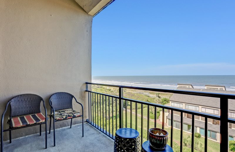 Rental balcony at Amelia Rentals and Management Services.