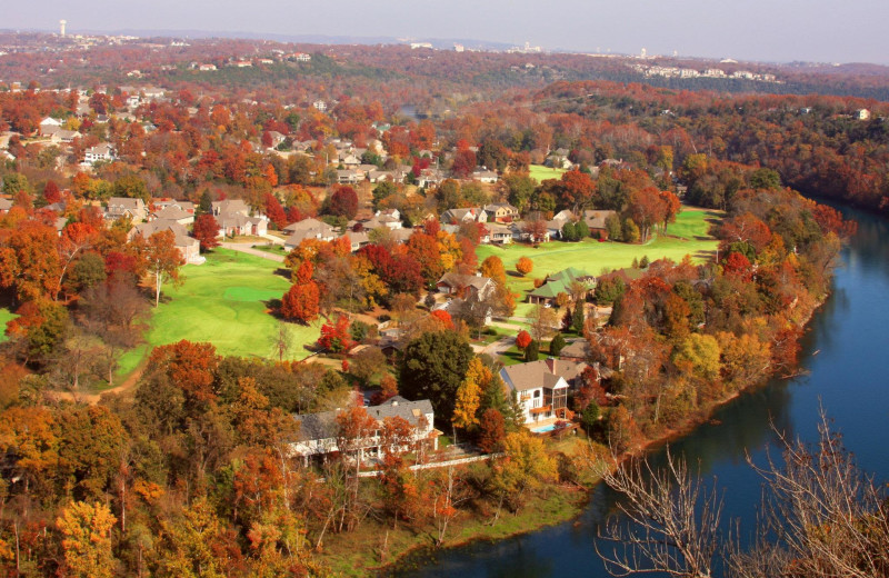 Aerial view of Pointe Royale.