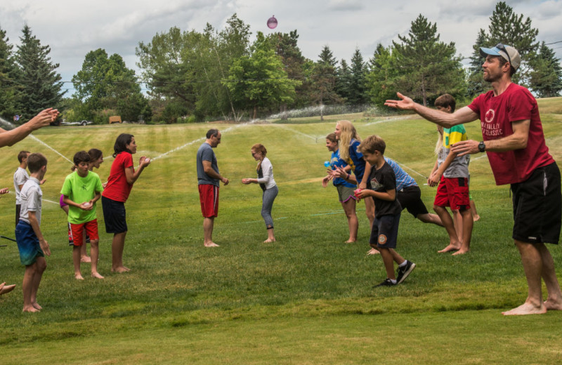 Family games at Fair Hills Resort.