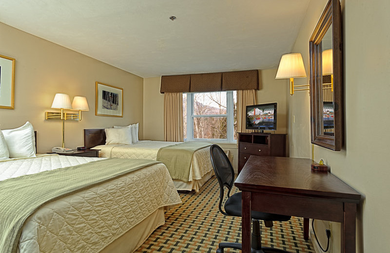 Guest room at Silver Fox Inn.