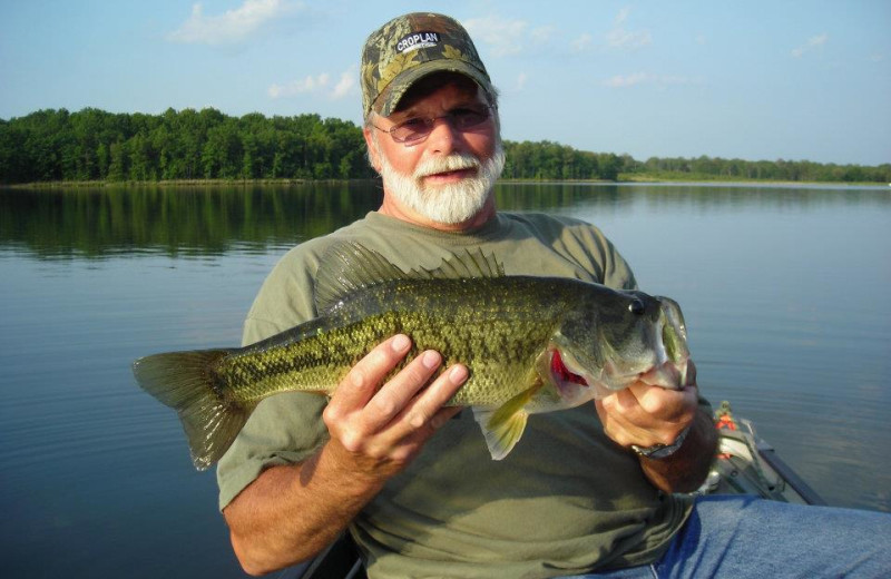 Fishing at Highland Rim Retreats.