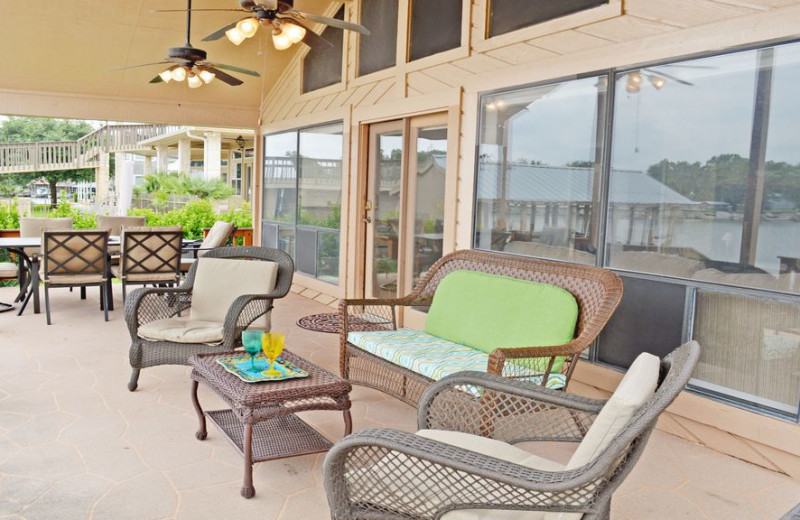 Patio at Splash Time Vacation Home.