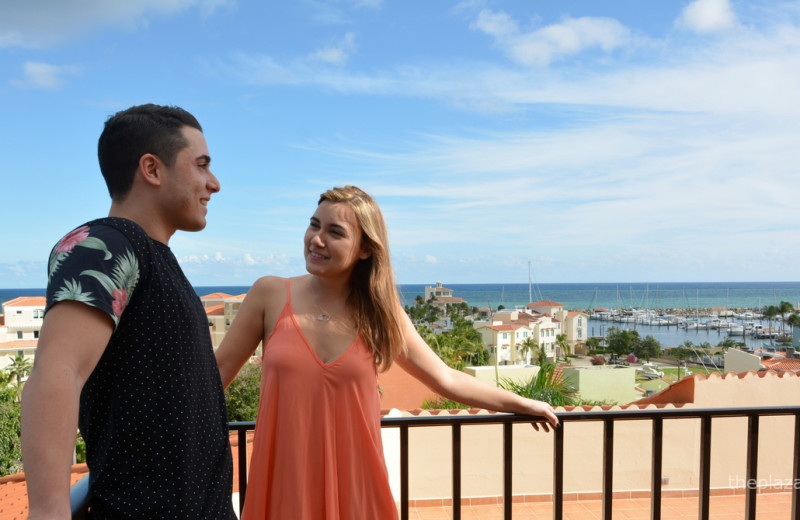 Balcony view at The Plaza Suites.