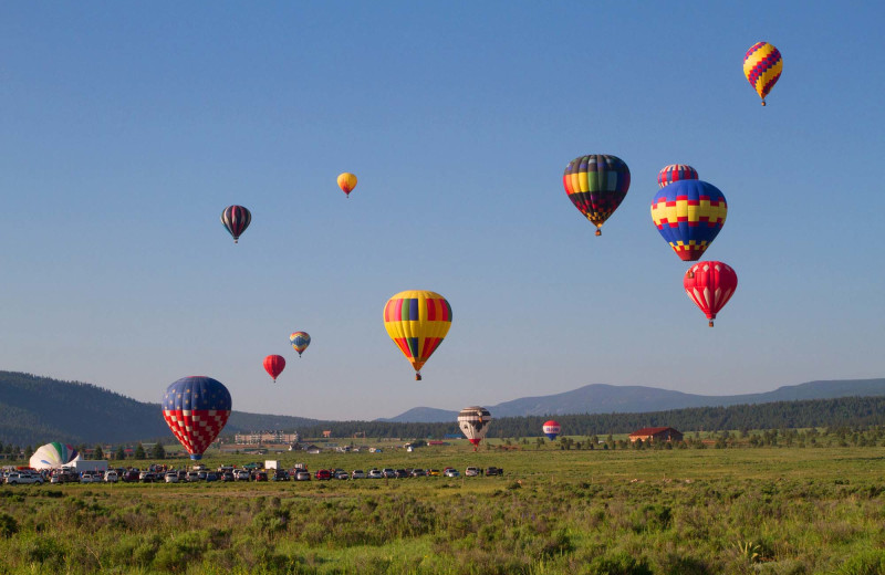 Hot air balloons at Resort Properties of Angel Fire.