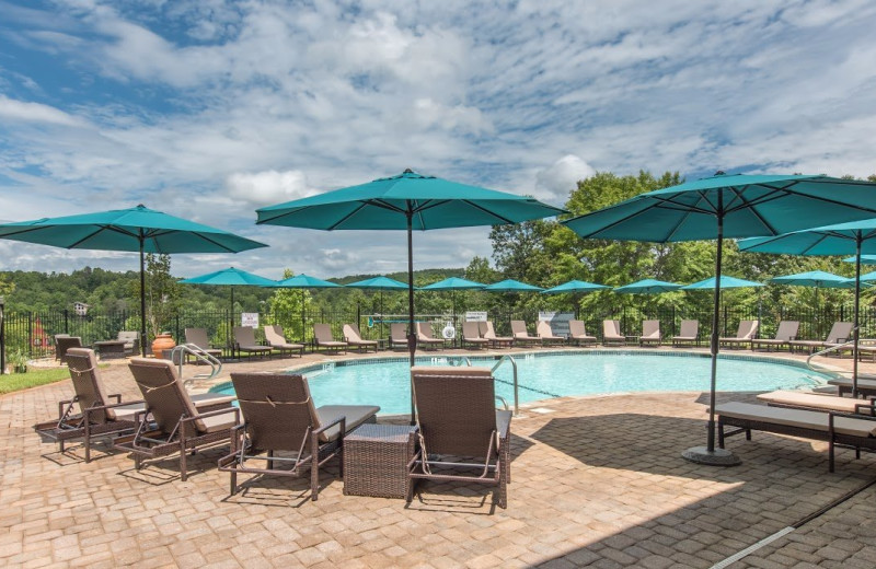 Outdoor pool at Valhalla Resort Hotel.