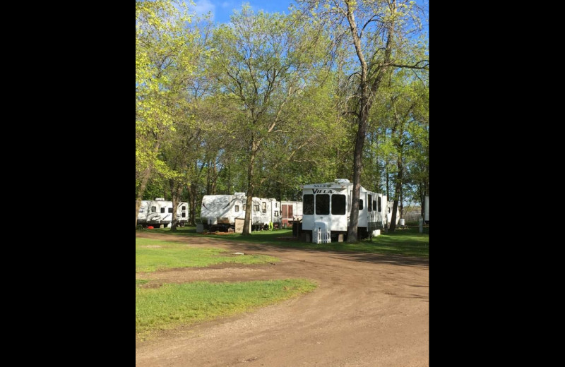 RV camping at Sullivans Resort & Campground.