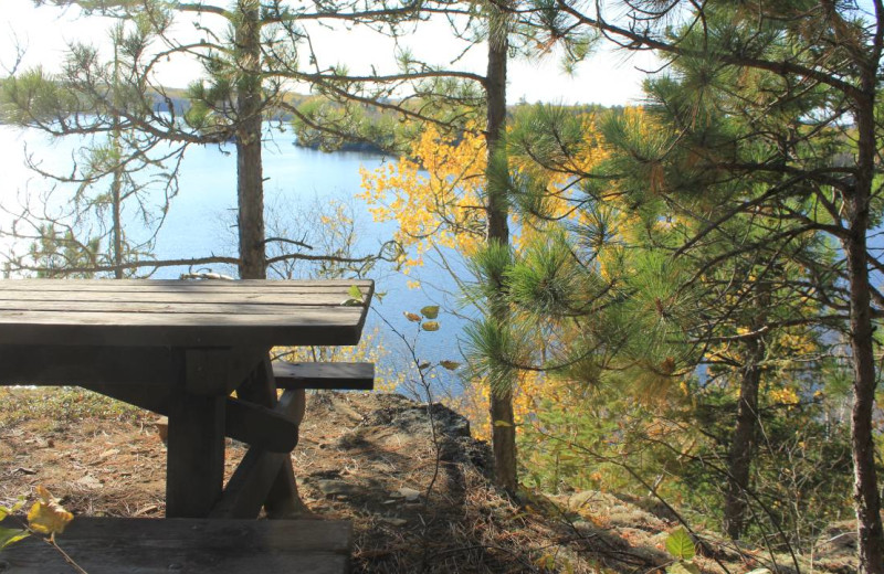 Lake view at Golden Eagle Lodge.