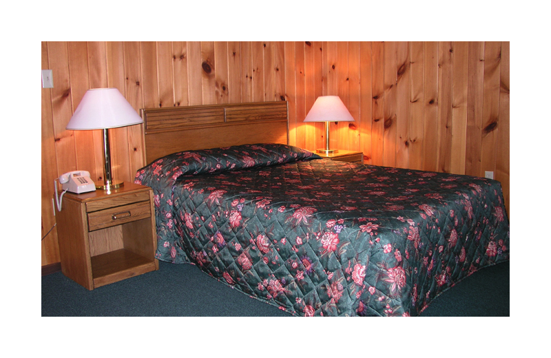 Guest room at Woodlake Inn.