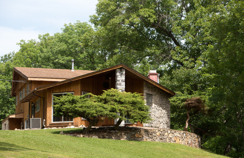 House exterior at Bass Point Resort.