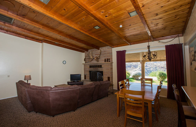 Guest living room at Havasu Springs Resort.
