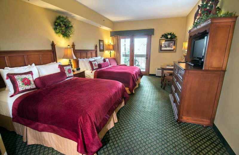 Guest room at The Inn at Christmas Place.
