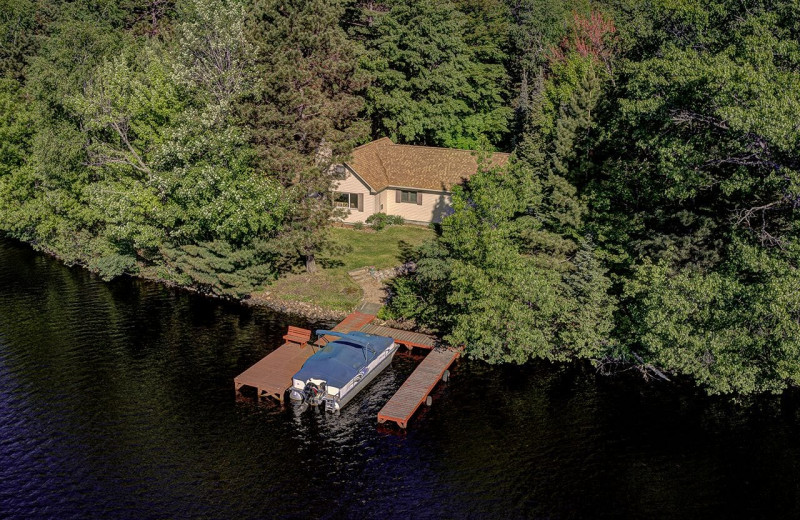 Cabin exterior at Pitlik's Sand Beach Resort.