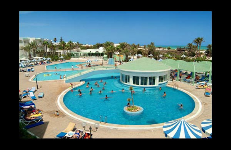 Outdoor pool at Abou Nawas Djerba.