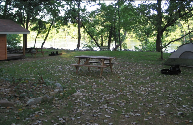 Campground at Rainbow Drive Resort.