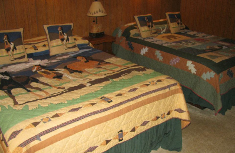 Double guest room at Harmels Ranch Resort.