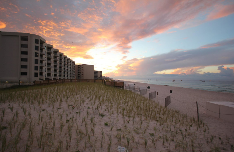 Beach at The Islander in Destin.