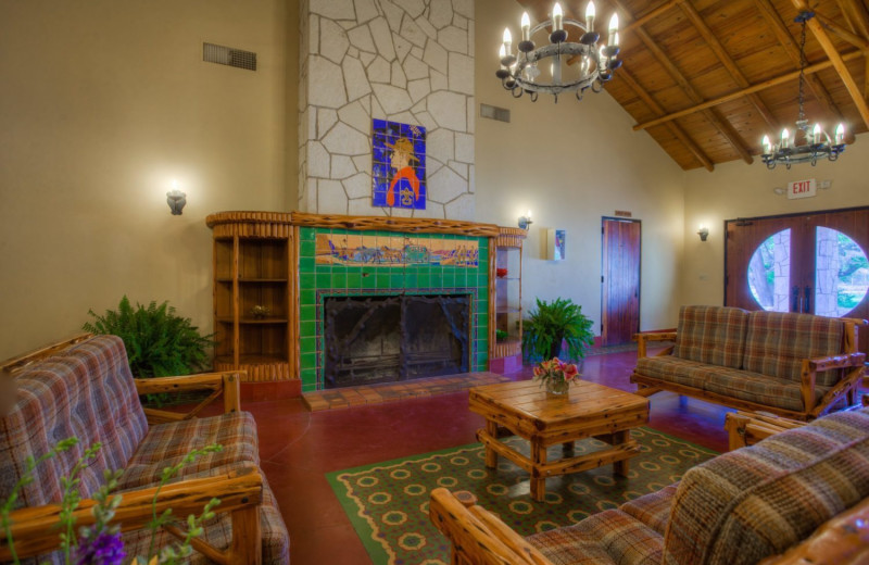 Guest lobby at Mo-Ranch.