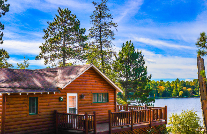 Cabin exterior view of Wilderness Resort Villas.