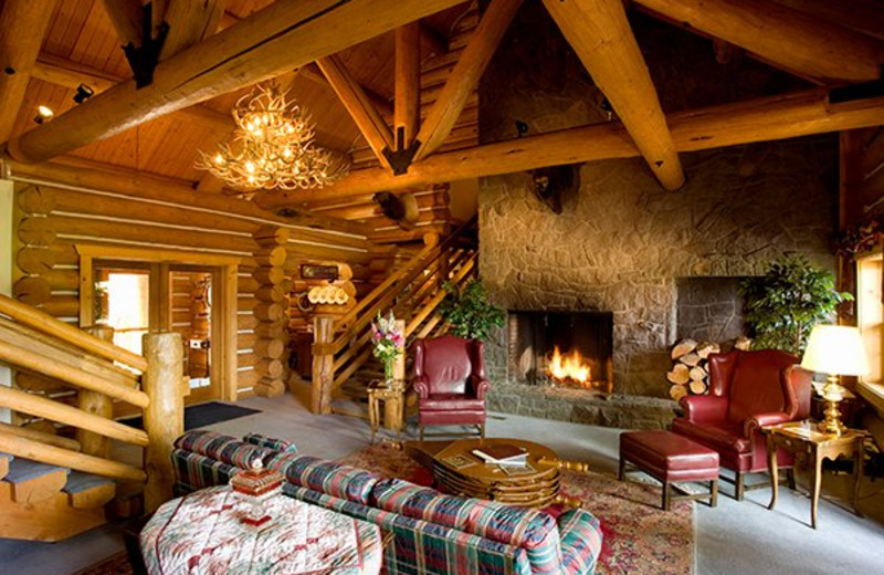 Cabin interior at Aspen Ridge Resort.