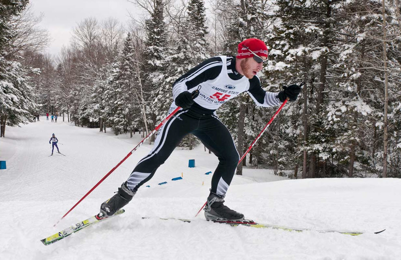 Skiing at Northwoods Inn.