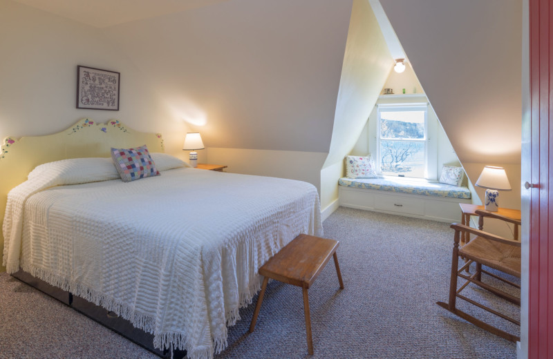 Guest room at Five Gables Inn.