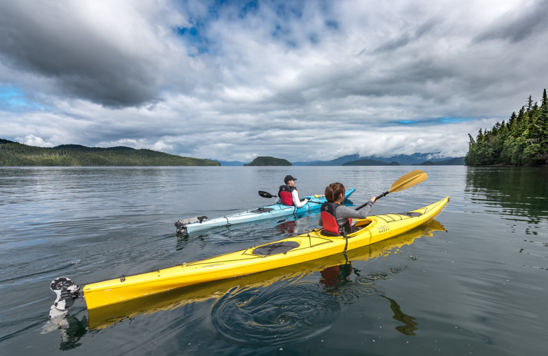 Gliding along the Tongass Narrows at Salmon Falls Resort