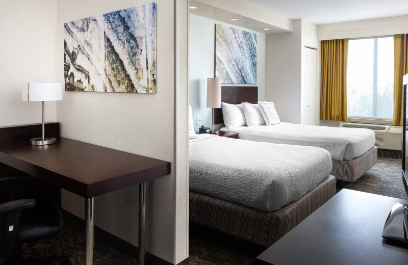 Guest room at SpringHill Suites by Marriott Bakersfield.