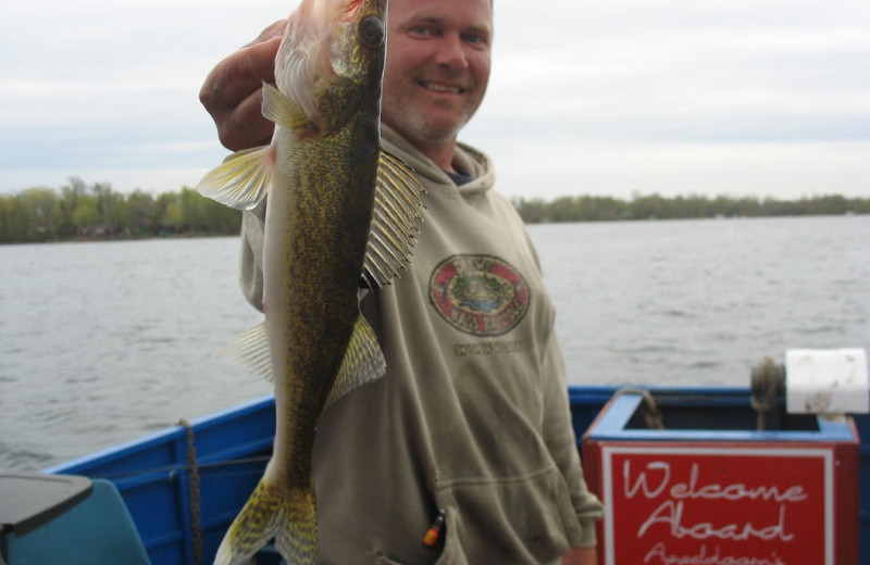 Fishing at Appeldoorn's Sunset Bay Resort.