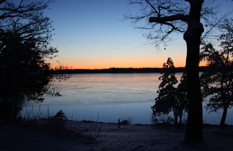 Romantic sunset at Bayview Wildwood Resort.