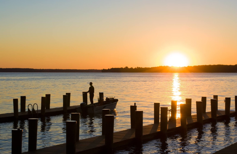 Fishing at Sea Hawk Motel.