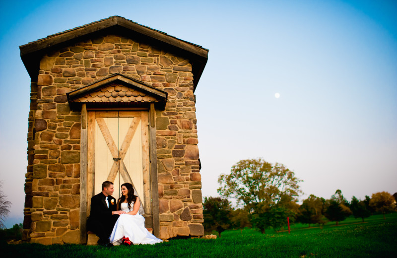 Wedding couple at Heritage Hills Golf Resort.