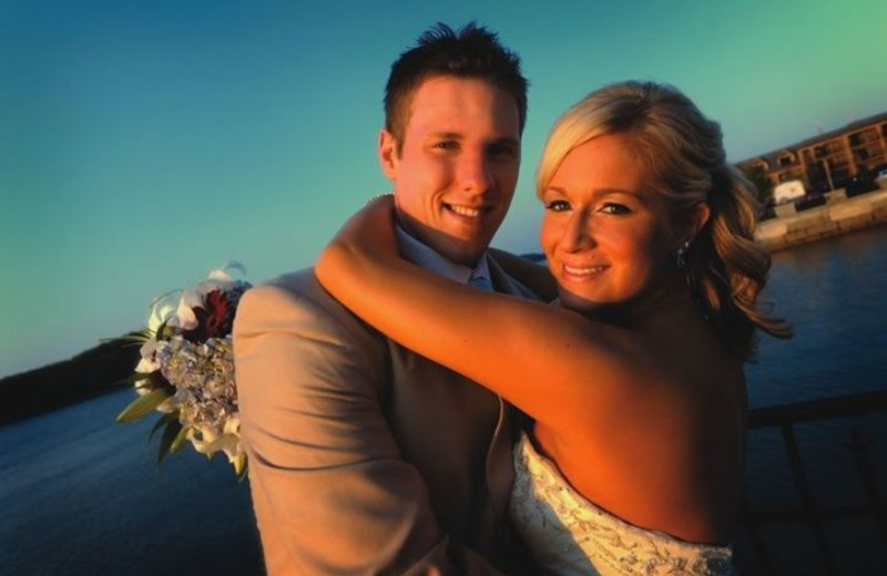 Wedding Couple at Harborside Hotel