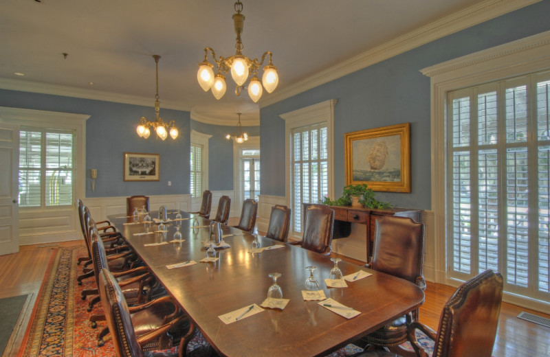 Meeting room at Jekyll Island Club Hotel.