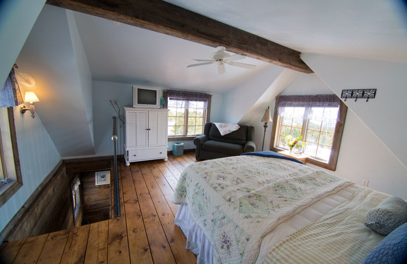 Guest room at Whispering Oaks Ranch.