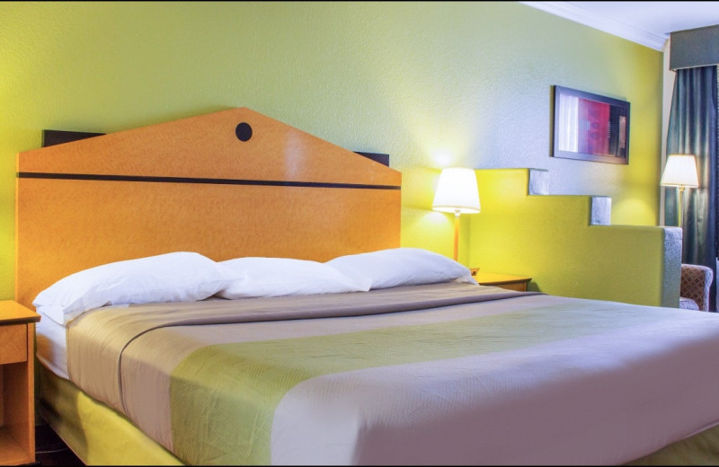 Guest room at Motel 6 Tempe Asu.