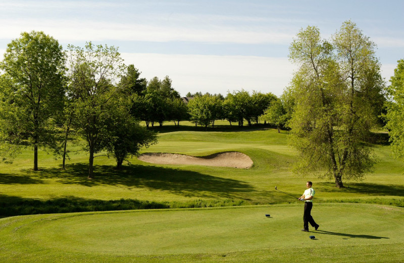 Golfing at Lakeview Hills Golf Resort.