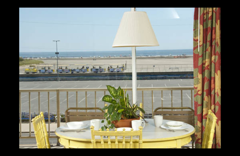 Ocean view at Aquarius Motor Inn.