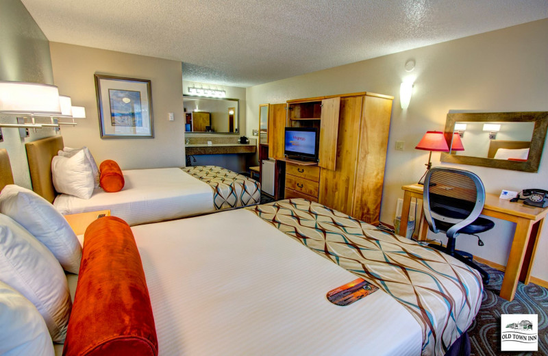 Guest room at Old Town Inn.