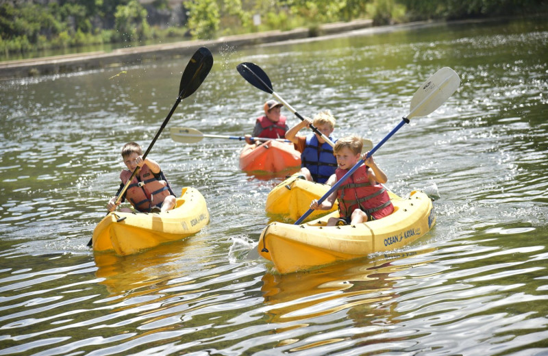 Kayaking at Mo-Ranch.