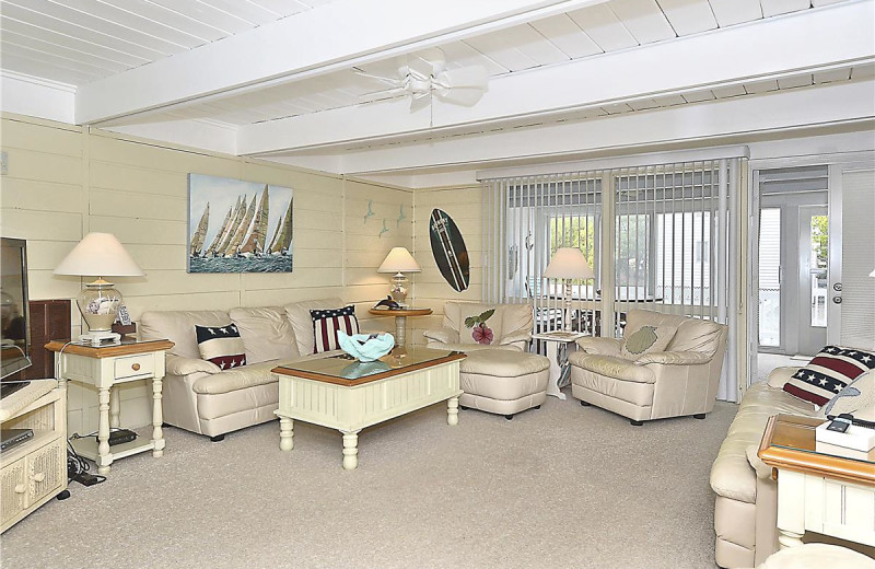 Rental living room at Long & Foster Vacation Rentals -Bethany Beach.