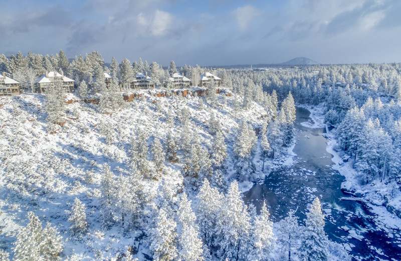 Winter at Mount Bachelor Village Resort.