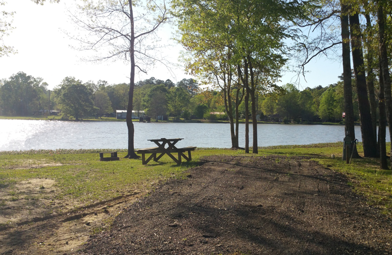Campground at Yogi on the Lake.
