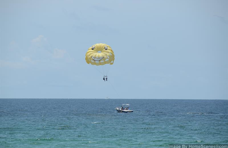 Parasailing at Shoreline Towers.