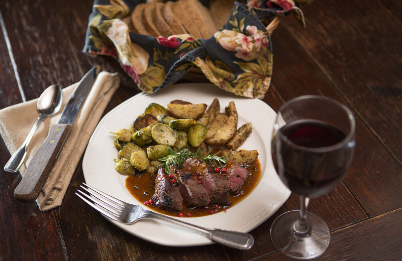 Dining at Joshua Creek Ranch.